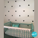Black triangle wall decals by Polka Dot Wall Stickers