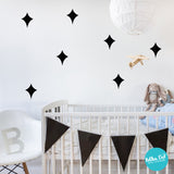 Galaxy Star Wall Decals for Nurseries