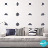 8 Point Star Wall Decals