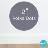 2" - Two inch polka dot wall decals by Polka Dot Wall Stickers