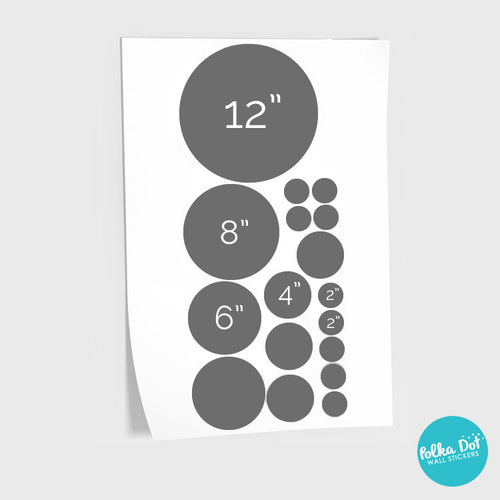 17 Dots - Assorted Size Polka Dots