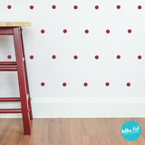 Two inch Polka Dot Wall Decals by Polka Dot Wall Stickers