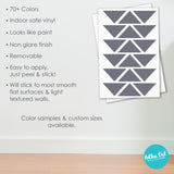 Wide Triangle Wall Decals