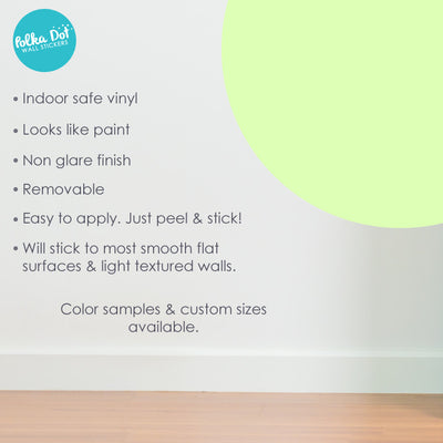 Key Lime Pie Polka Dot Wall Decals by Polka Dot Wall Stickers