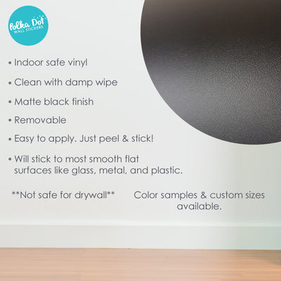 Chalkboard Polka Dot Wall Decals by Polka Dot Wall Stickers