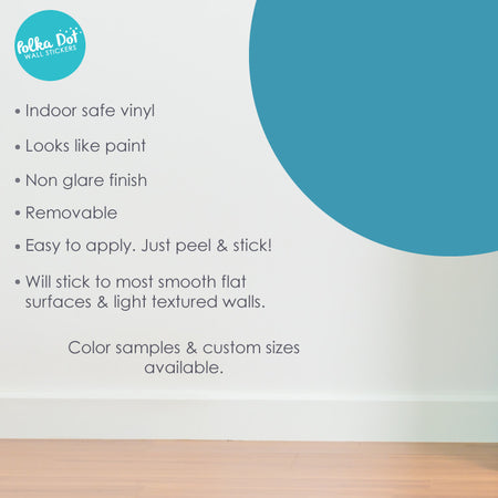 Teal Polka Dot Wall Decals by Polka Dot Wall Stickers