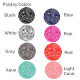 Paisley Polka Dot Wall Decals (8 Colors)