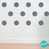(11") - Eleven Inch Polka Dot Wall Decals