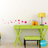 Small Polka Dot Wall Decals by Polka Dot Wall Stickers