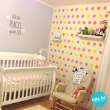 4 inch Polka Dot Wall Decals by Polka Dot Wall Stickers