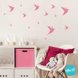 Hummingbird wall decals by Polka Dot Wall Stickers
