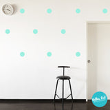 Mint Polka Dot Wall Decals