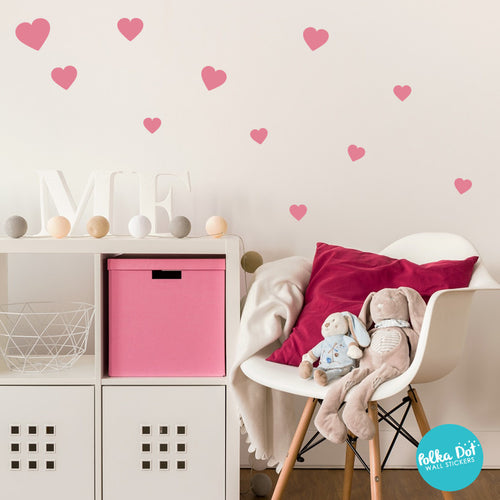 Heart Wall Decals | Polka – Stick Wall and Stickers Dot Peel
