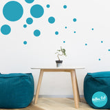 36 Assorted Polka Dot Wall Decals by Polka Dot Wall Stickers
