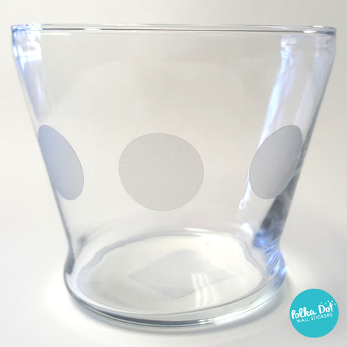 Etched Glass Vinyl Decals by Polka Dot Wall Stickers