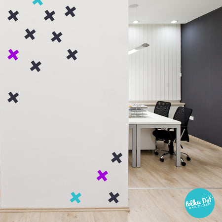 X wall decals by Polka Dot Wall Stickers