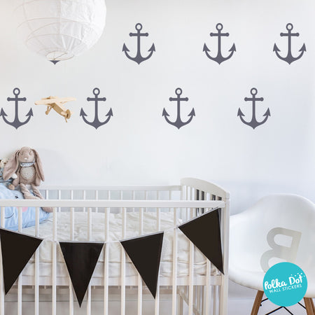 Sailor's Anchor Wall Decals by Polka Dot Wall Stickers