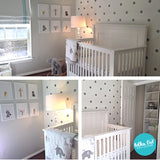 Silver Polka Dot Wall Decals by Polka Dot Wall Stickers