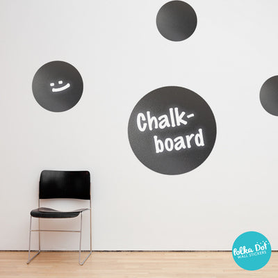 Chalkboard Polka Dot Wall Decals by Polka Dot Wall Stickers