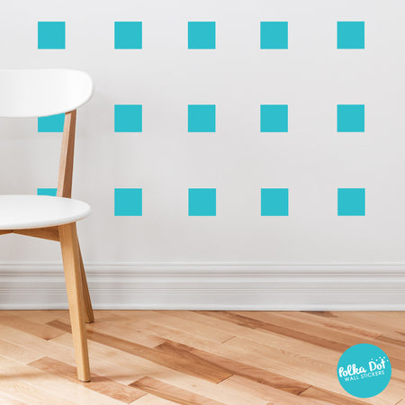 Square Wall Decals by Polka Dot Wall Stickers