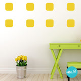 Round Square Wall Stickers