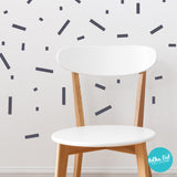 Rectangle Confetti Wall Decals