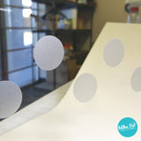 Frost / Etched Glass Polka Dot Decals