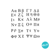Greek Letter Wall Decals
