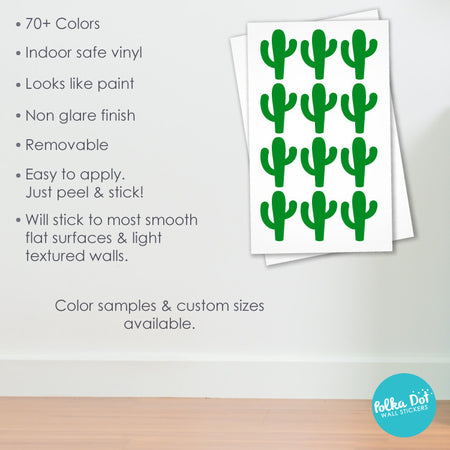 Cactus Wall Decals by Polka Dot Wall Stickers