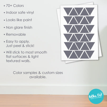 Triangle Wall Decals by Polka Dot Wall Stickers