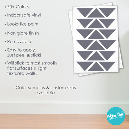 Wide Triangle Wall Decals by Polka Dot Wall Stickers