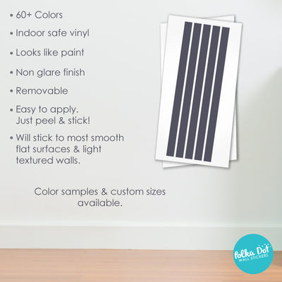 Simple Stripe Border Wall Decals by Polka Dot Wall Stickers