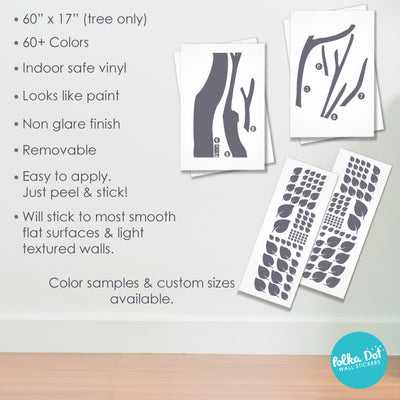 Long Tree Wall Decals