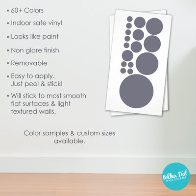 17 Dots - Assorted Size Polka Dots